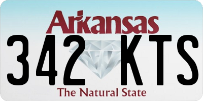 AR license plate 342KTS