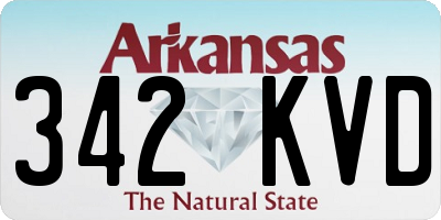 AR license plate 342KVD