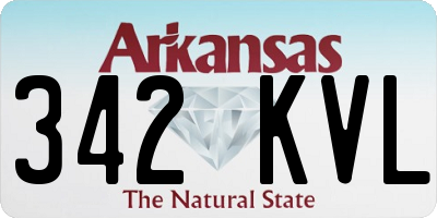 AR license plate 342KVL