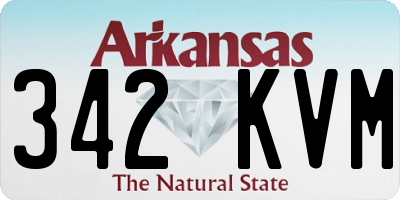 AR license plate 342KVM