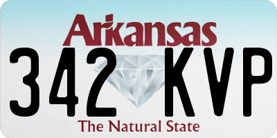 AR license plate 342KVP