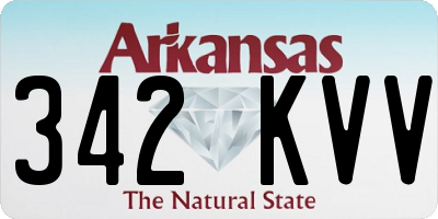 AR license plate 342KVV