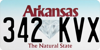 AR license plate 342KVX