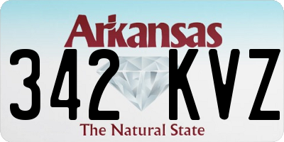 AR license plate 342KVZ