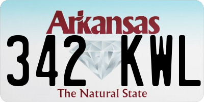 AR license plate 342KWL
