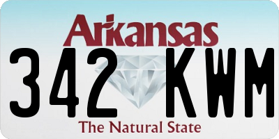 AR license plate 342KWM