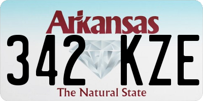 AR license plate 342KZE