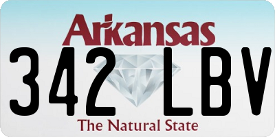 AR license plate 342LBV