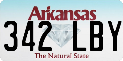 AR license plate 342LBY