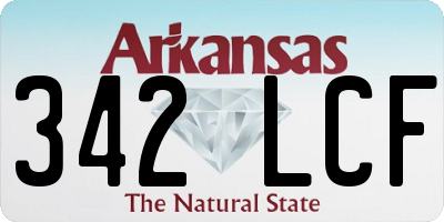 AR license plate 342LCF