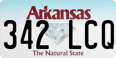 AR license plate 342LCQ