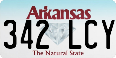 AR license plate 342LCY