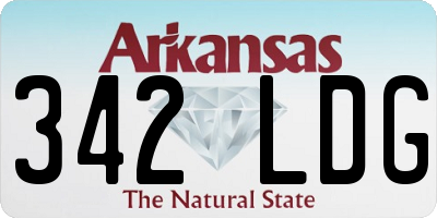 AR license plate 342LDG
