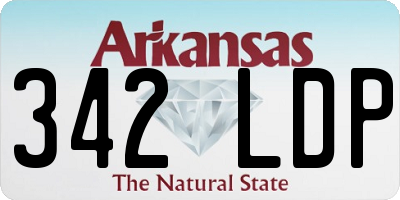 AR license plate 342LDP