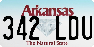 AR license plate 342LDU