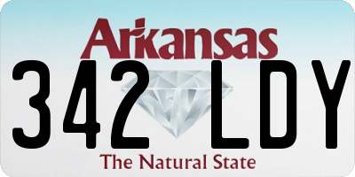 AR license plate 342LDY