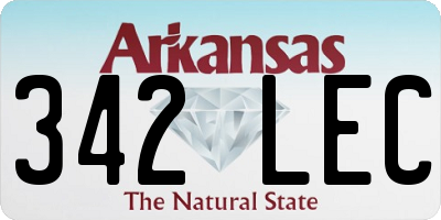AR license plate 342LEC