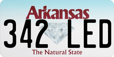 AR license plate 342LED