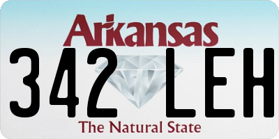 AR license plate 342LEH