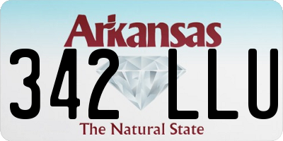AR license plate 342LLU
