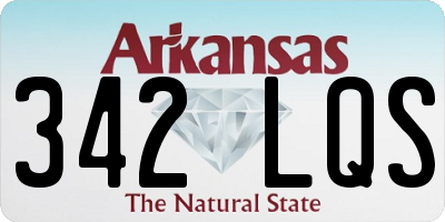 AR license plate 342LQS