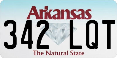 AR license plate 342LQT