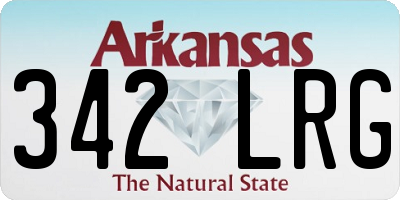 AR license plate 342LRG