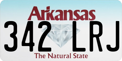 AR license plate 342LRJ