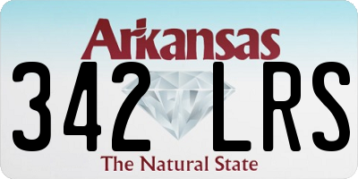 AR license plate 342LRS