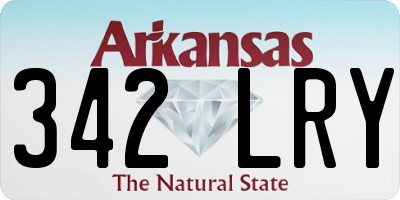 AR license plate 342LRY