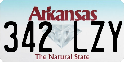 AR license plate 342LZY
