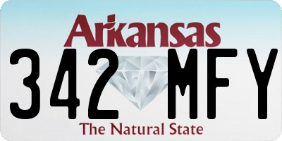 AR license plate 342MFY