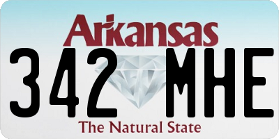 AR license plate 342MHE
