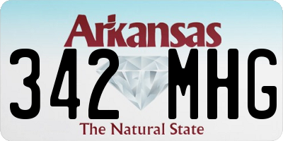 AR license plate 342MHG