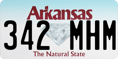 AR license plate 342MHM