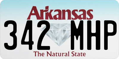 AR license plate 342MHP