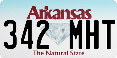 AR license plate 342MHT