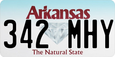 AR license plate 342MHY
