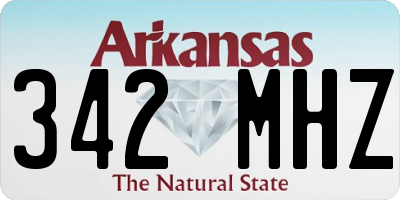 AR license plate 342MHZ