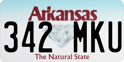 AR license plate 342MKU