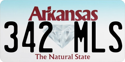 AR license plate 342MLS