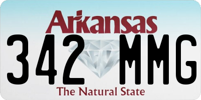 AR license plate 342MMG