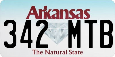 AR license plate 342MTB