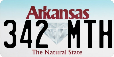 AR license plate 342MTH