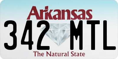 AR license plate 342MTL