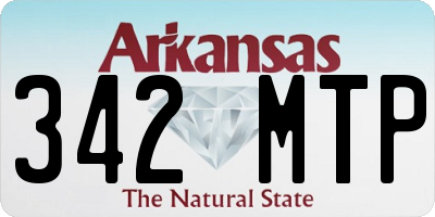 AR license plate 342MTP