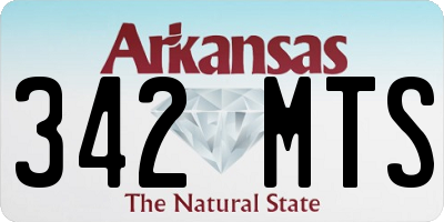AR license plate 342MTS
