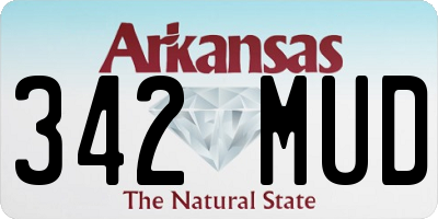 AR license plate 342MUD