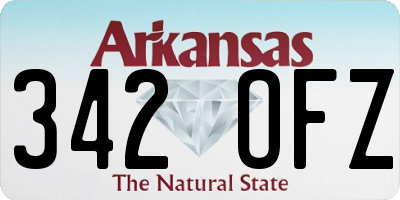 AR license plate 342OFZ