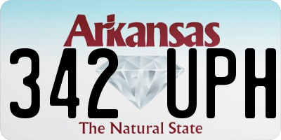AR license plate 342UPH